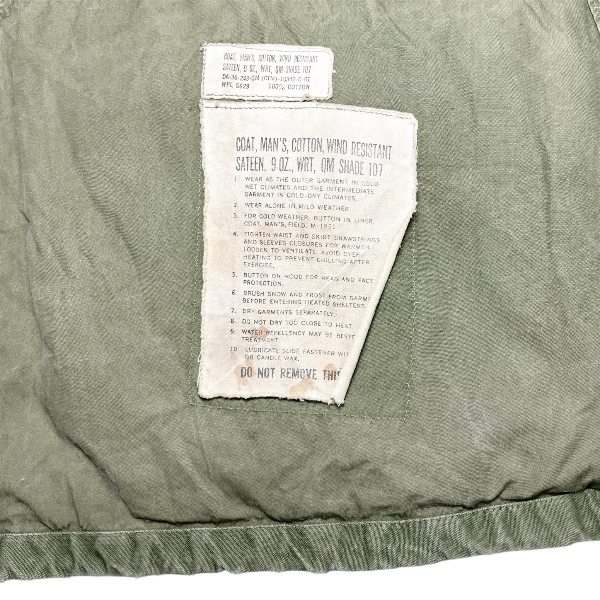 1960s US Army M-51 Field Jacket - Medium