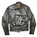 1970s Harro Biker Leather Jacket - Small