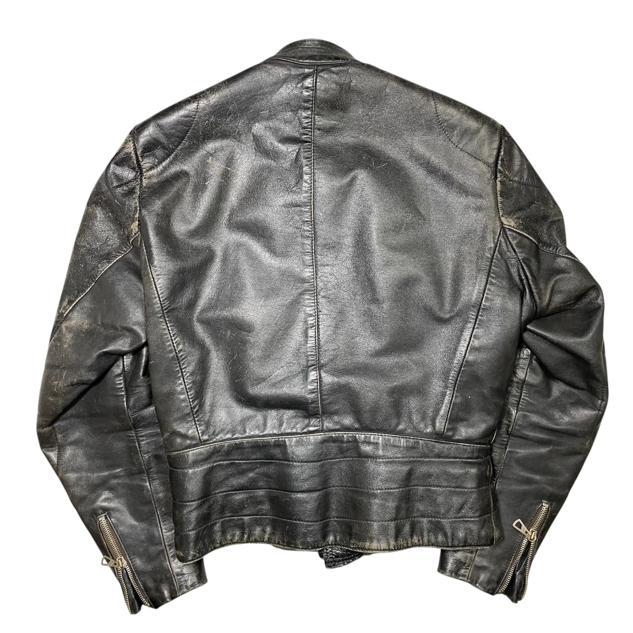 1970s Harro Biker Leather Jacket - Small