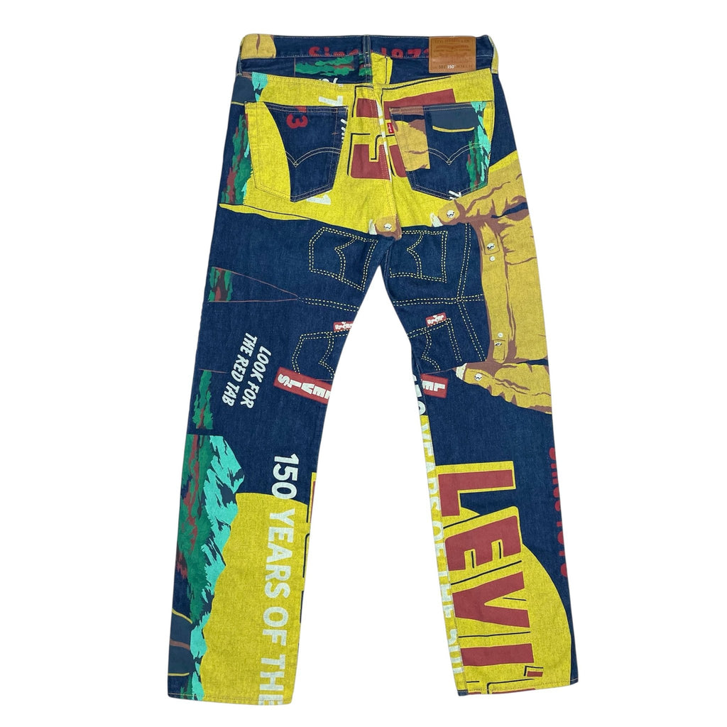 2020s Levi's 501 Banner 150th Anniversery Denim - 34x34