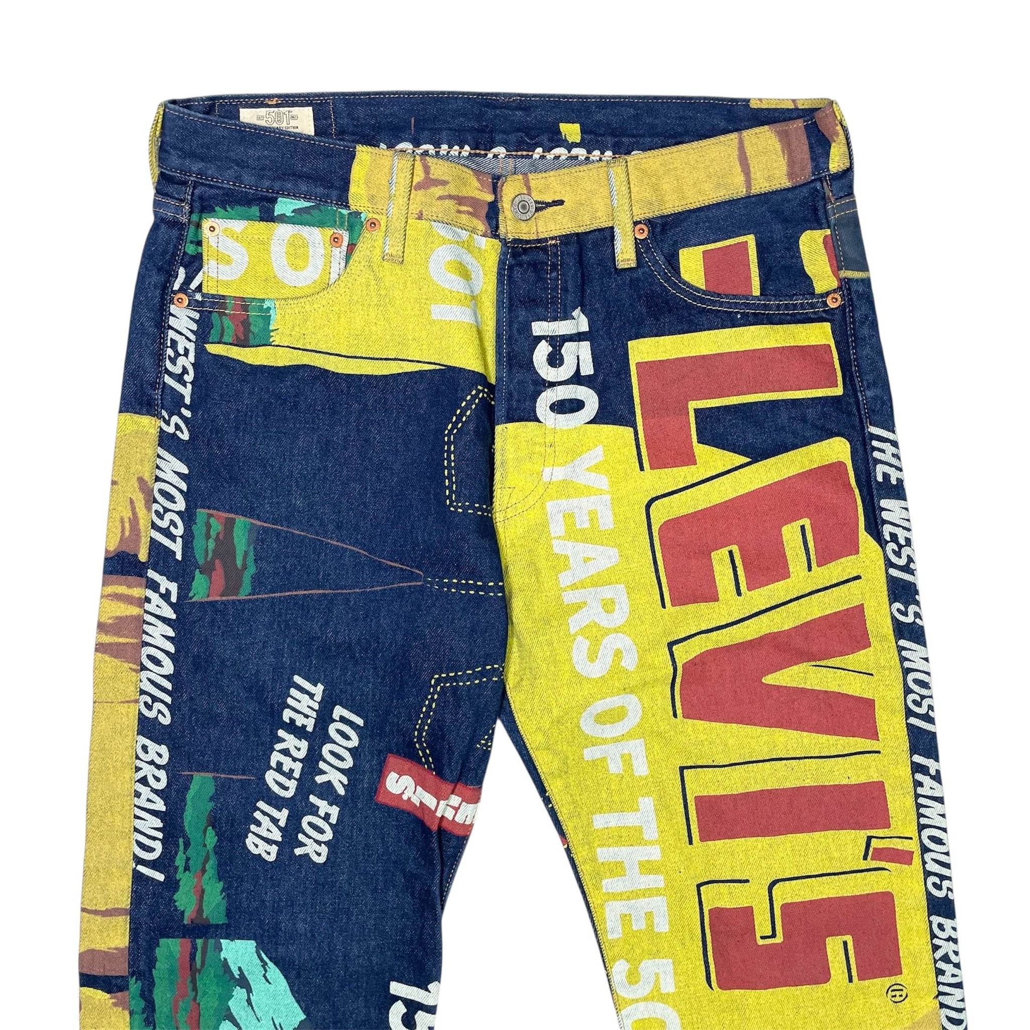 2020s Levi's 501 Banner 150th Anniversery Denim - 34x34