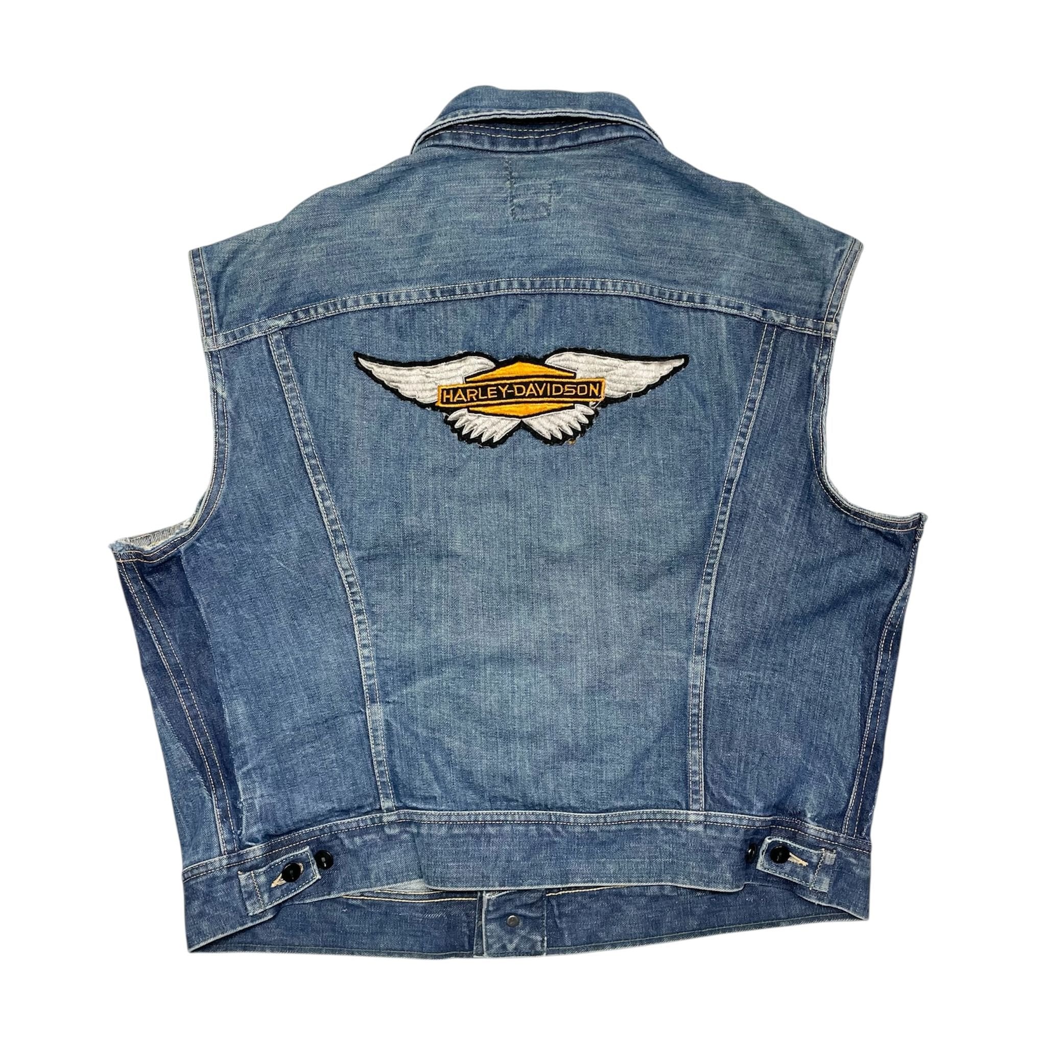 1960s Lee Rider 101-J Denim Vest - L/XL