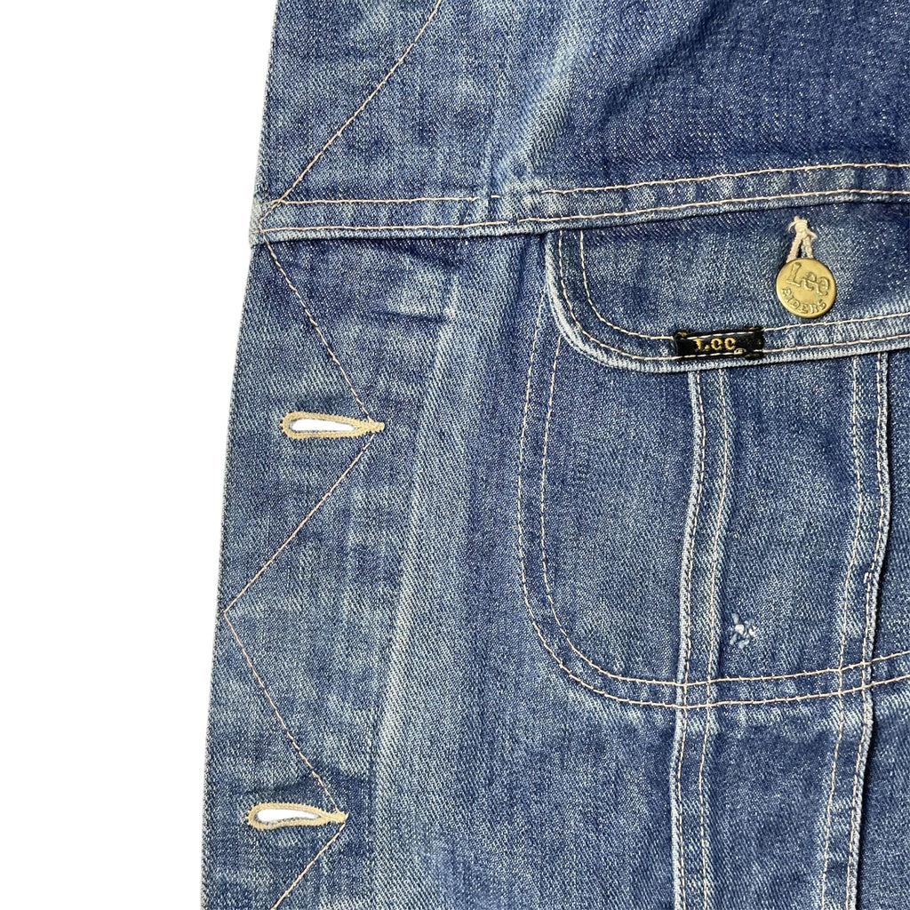 1960s Lee Rider 101-J Denim Vest - L/XL