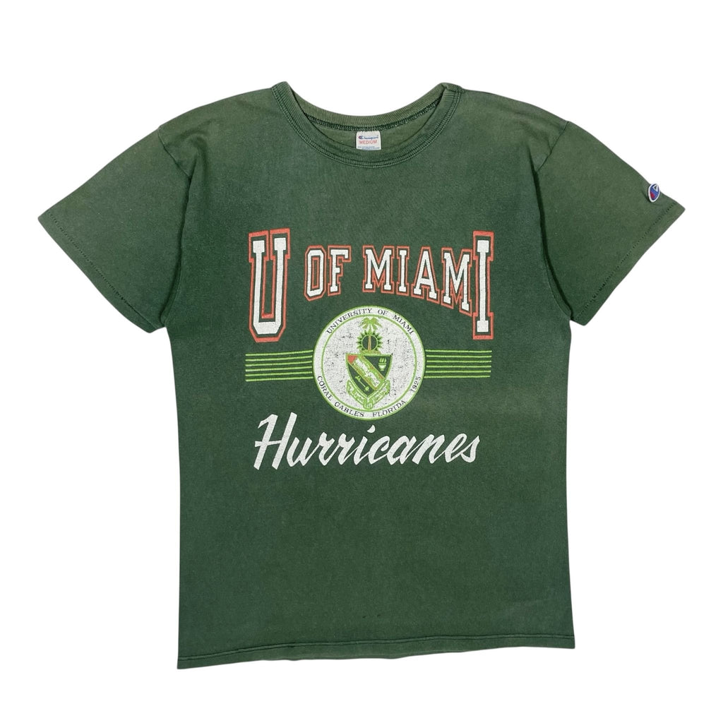 1980s Miami Hurricanes Champion Tee - S/M