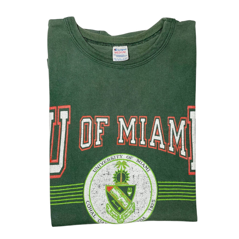 1980s Miami Hurricanes Champion Tee - S/M