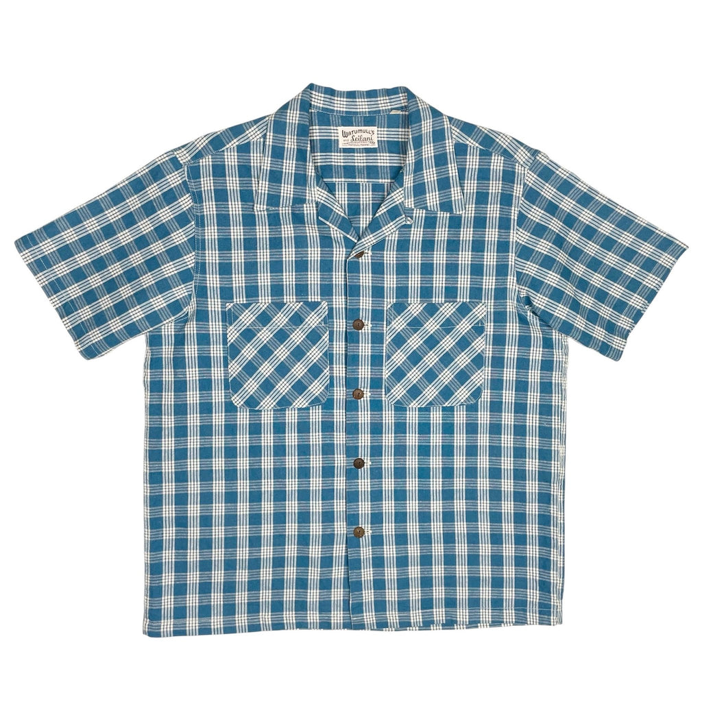 1920s Sun Surf Palaka Check Shirt - Small