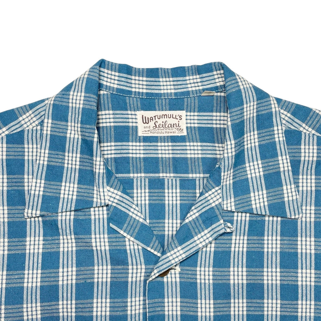 1920s Sun Surf Palaka Check Shirt - Small