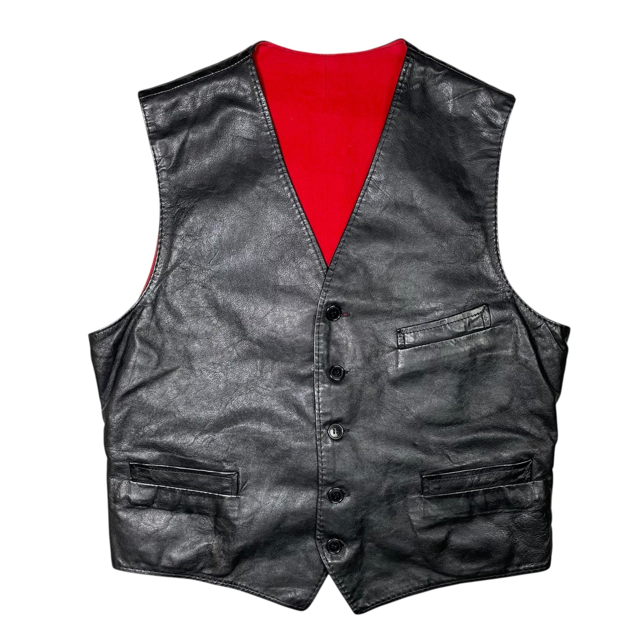 1960s Tidemans Goatskin Vest - Medium