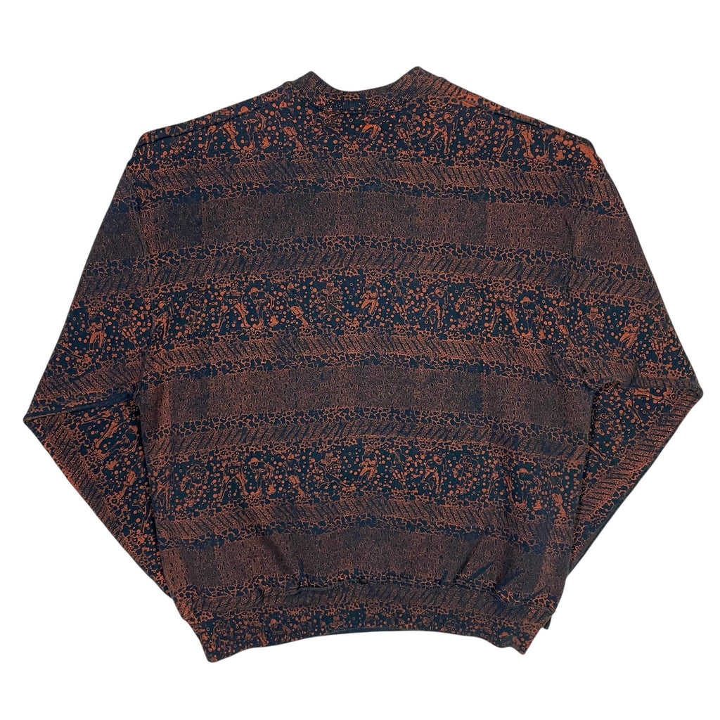 1990s Cleveland Browns Full Print Sweatshirt - Large