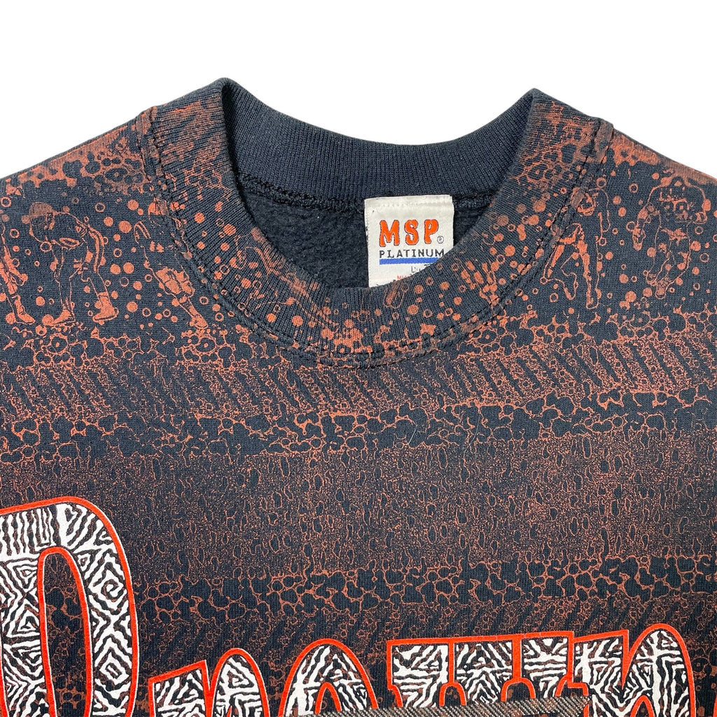 1990s Cleveland Browns Full Print Sweatshirt - Large