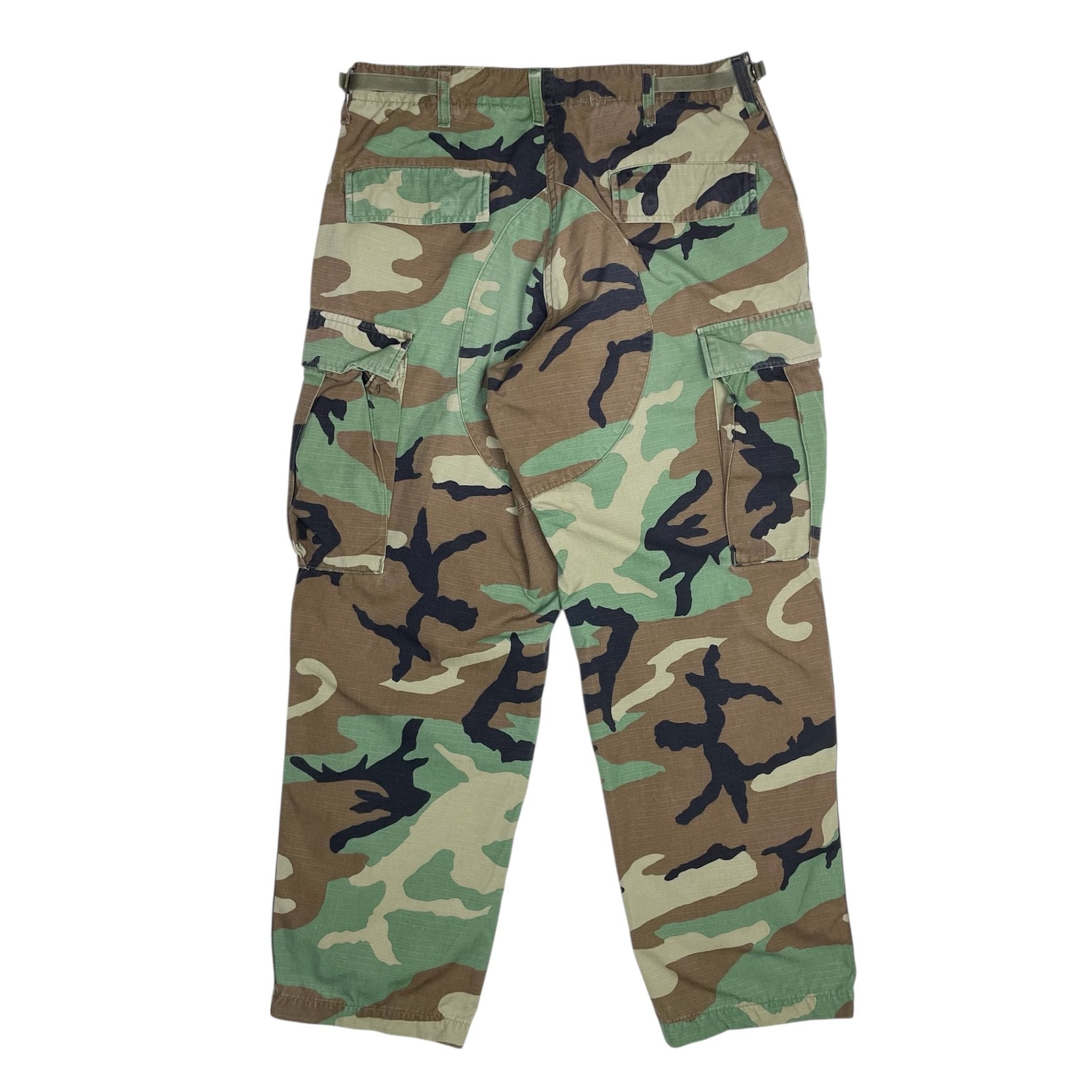 1980s US Army Camo Cargo Pants - 32x29
