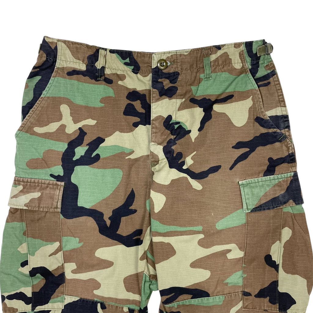 1980s US Army Camo Cargo Pants - 32x29