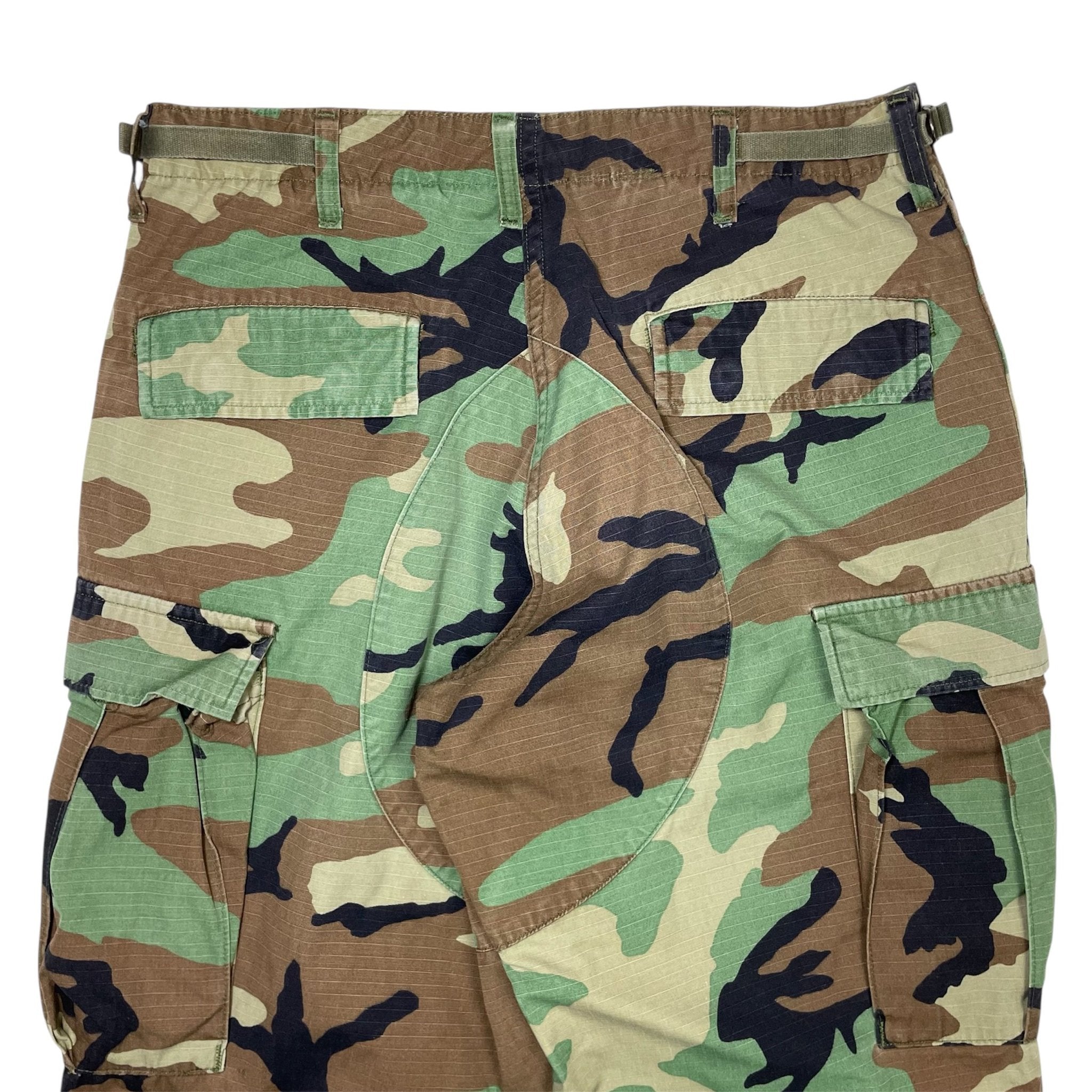 1980s US Army Camo Cargo Pants - 32x29