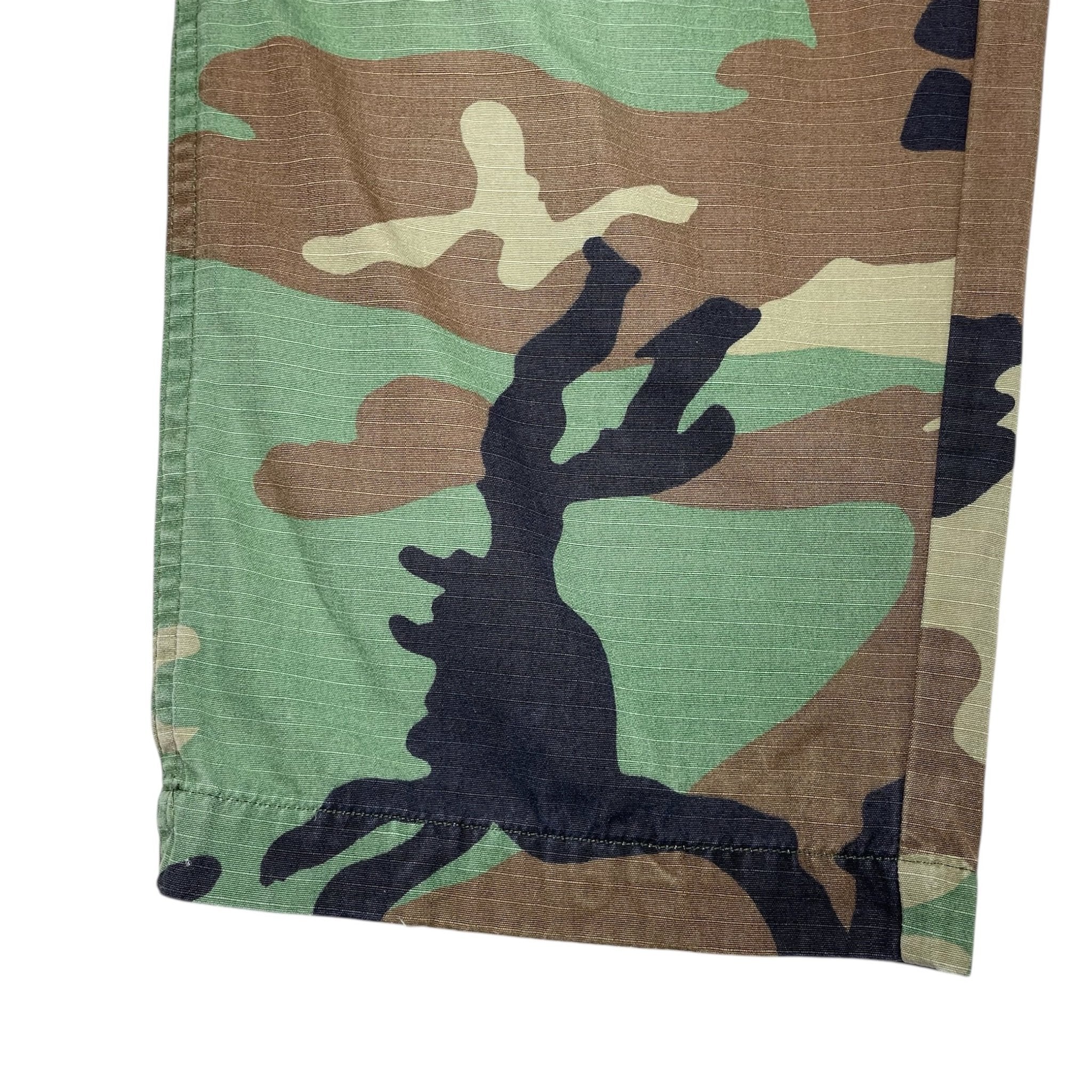 1980s US Army Camo Cargo Pants - 32x29