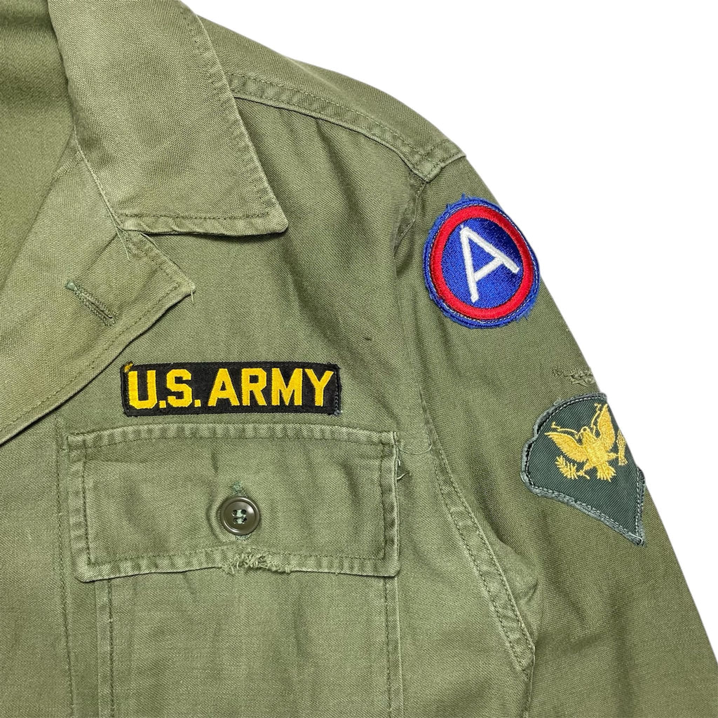 1960s US Army Fatigue Shirt - Medium