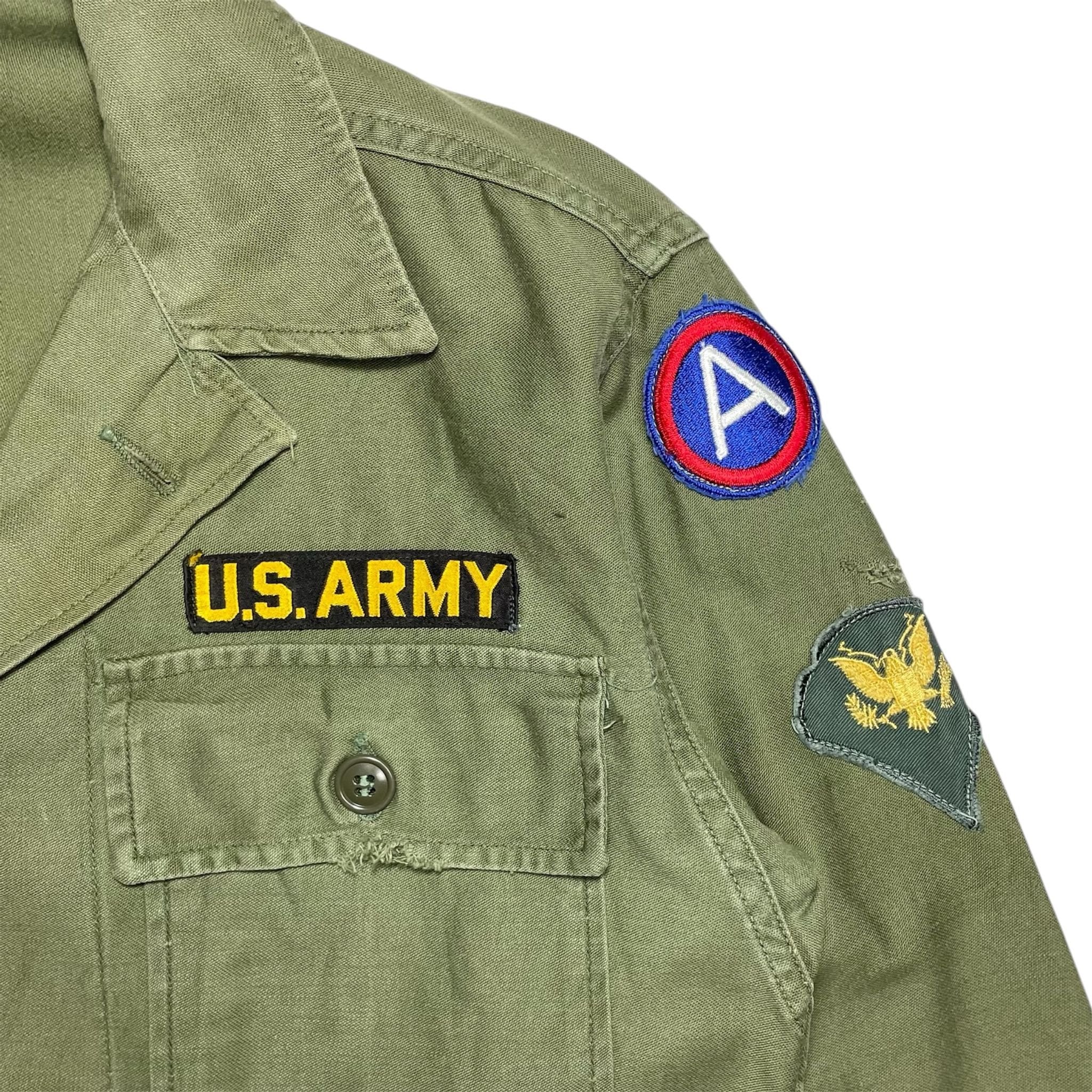 1960s US Army Fatigue Shirt - Medium