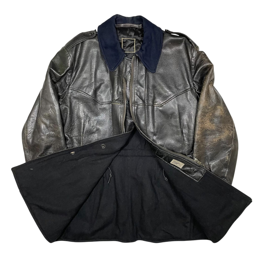 1960s Swedish Air Force T/50 Leather Jacket - Medium
