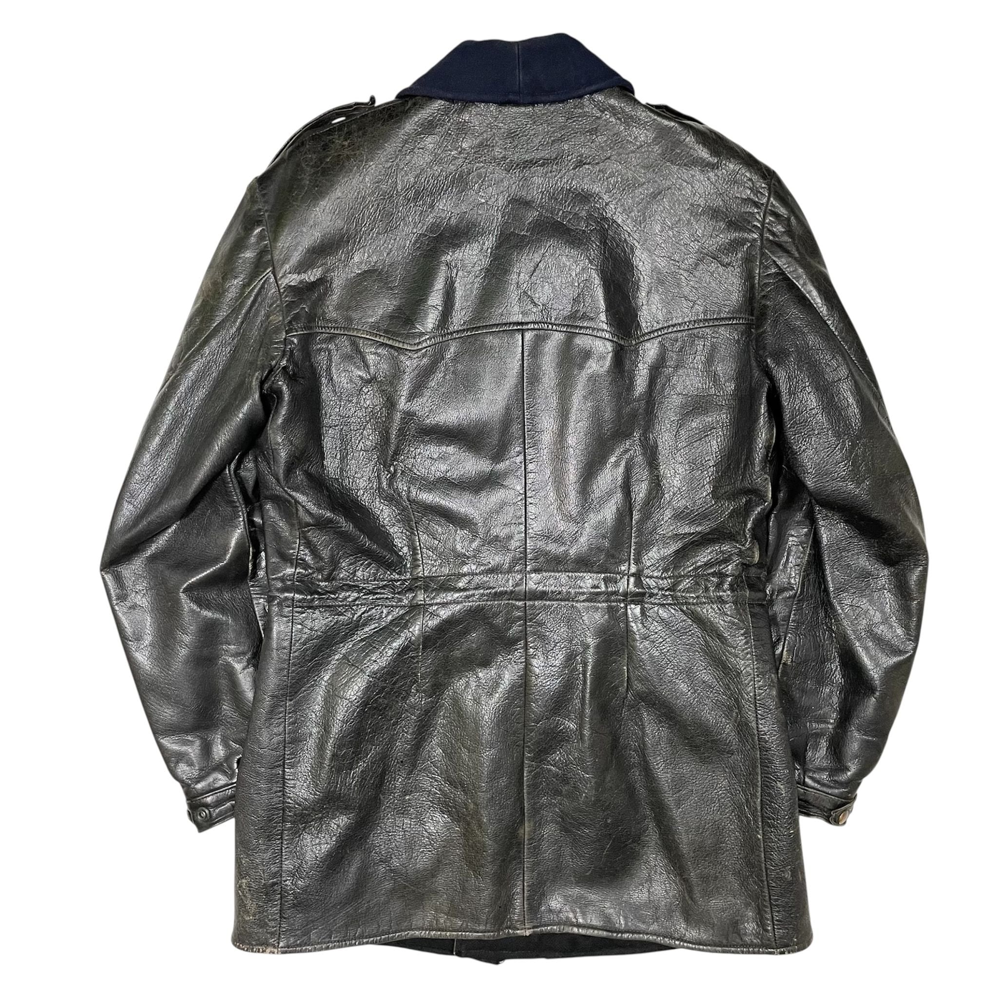 1960s Swedish Air Force T/50 Leather Jacket - Medium