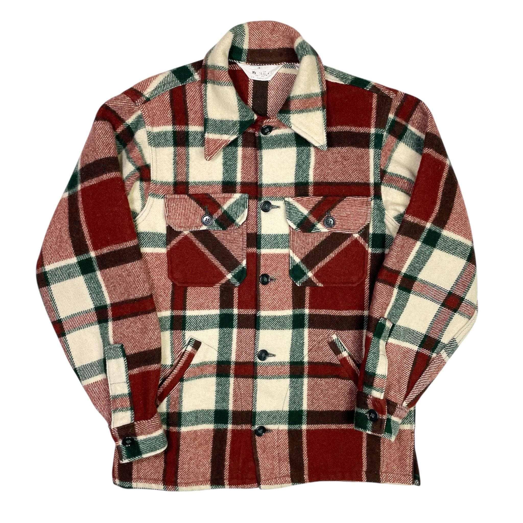 1970s Woolrich Plaid Flannel Jacket - S/M