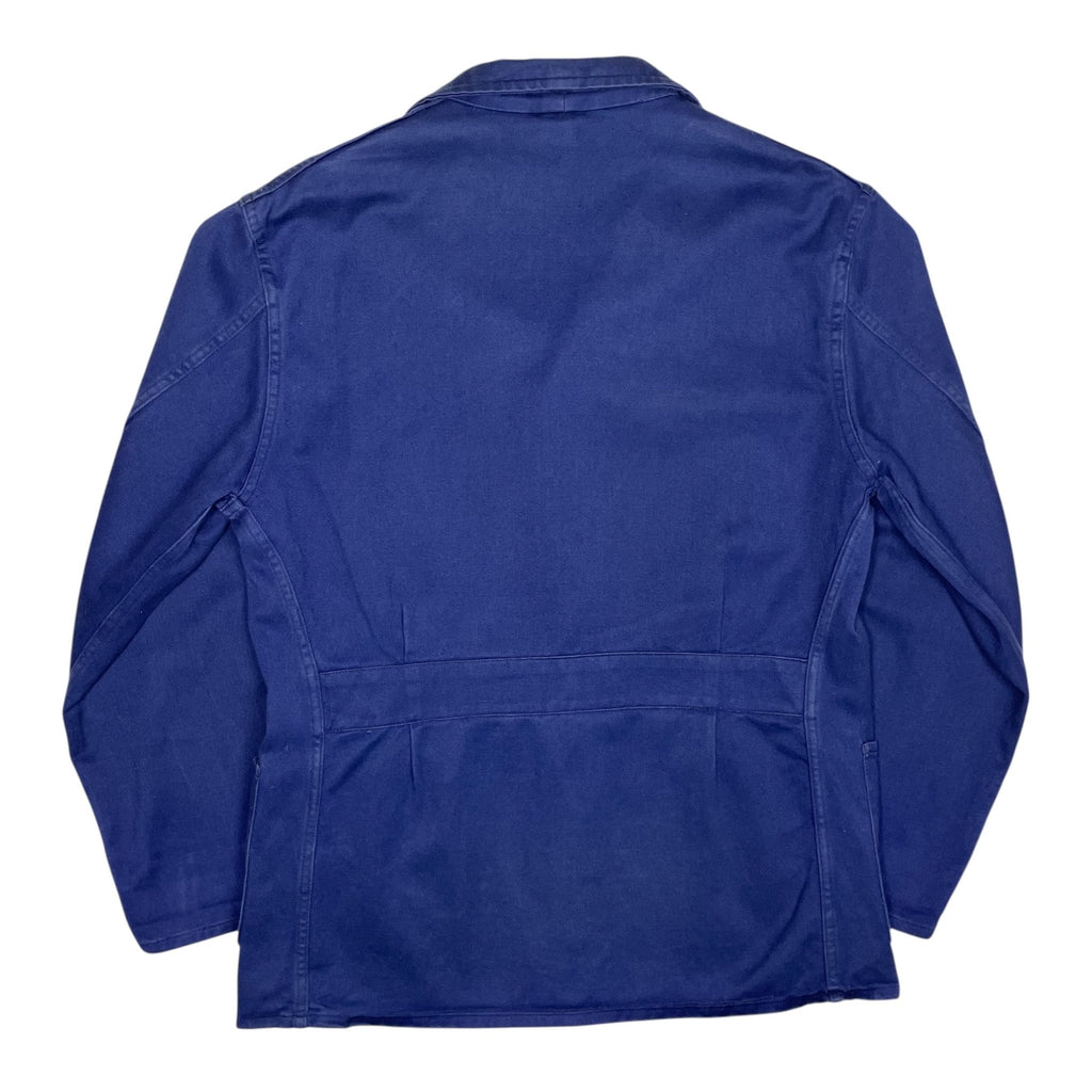 1960s Blue Moleskin Work Jacket by Gevaco - Medium