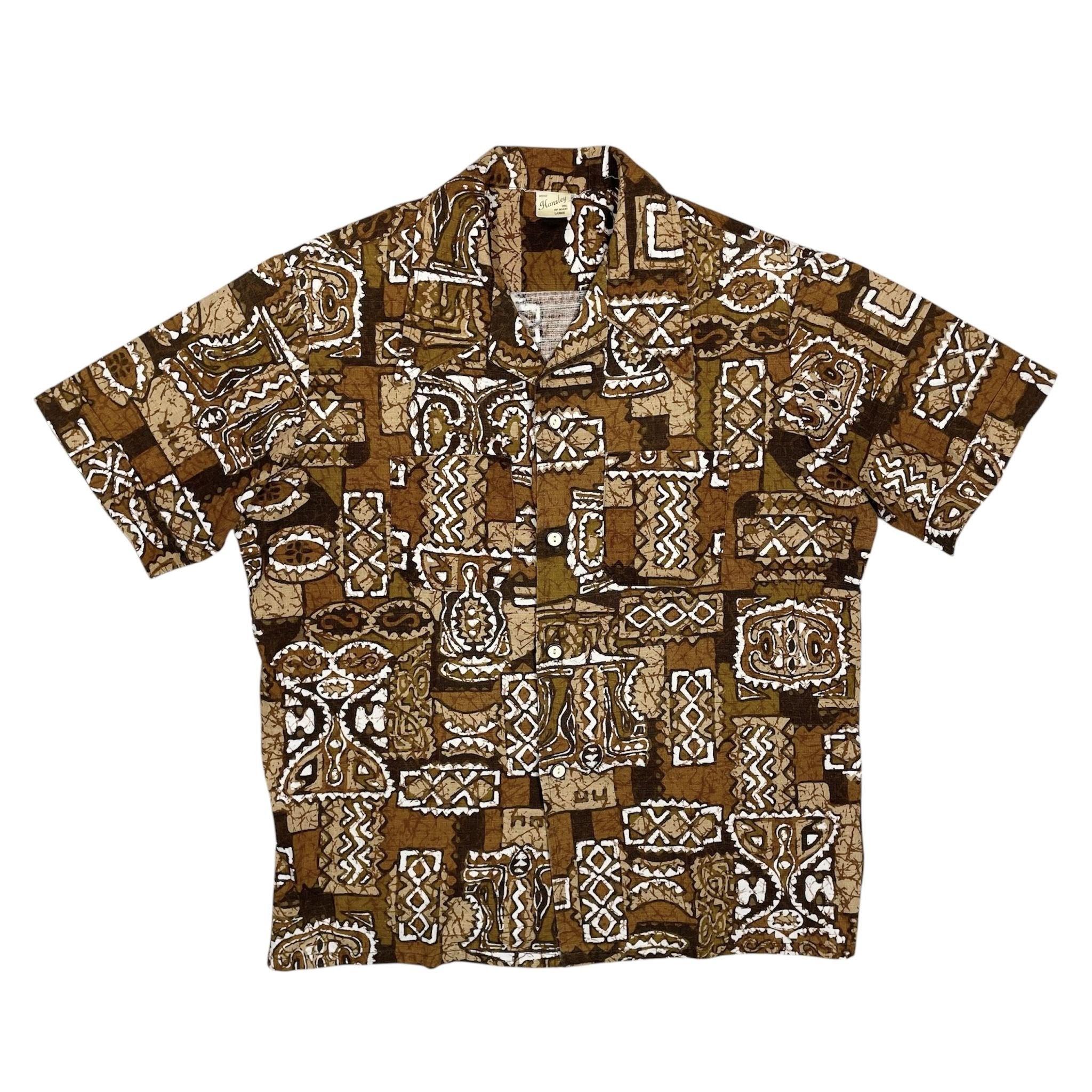 1950s Tribal Hawaiian Shirt - M/L