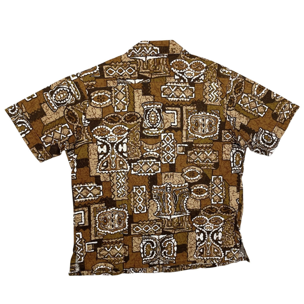 1950s Tribal Hawaiian Shirt - M/L