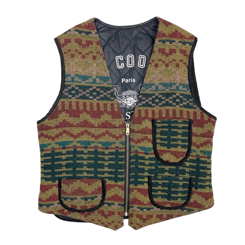1980s Lee Cooper Blanket Vest - Medium