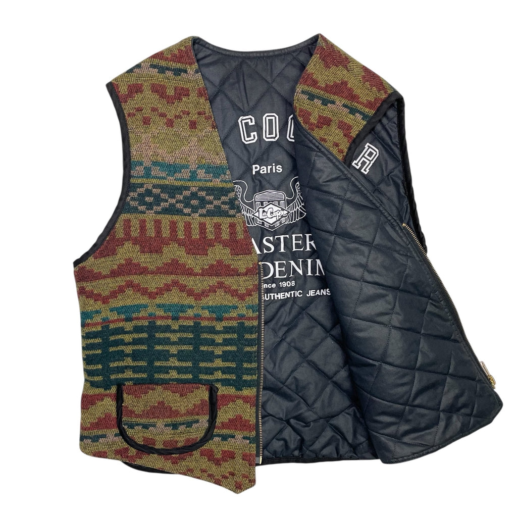 1980s Lee Cooper Blanket Vest - Medium
