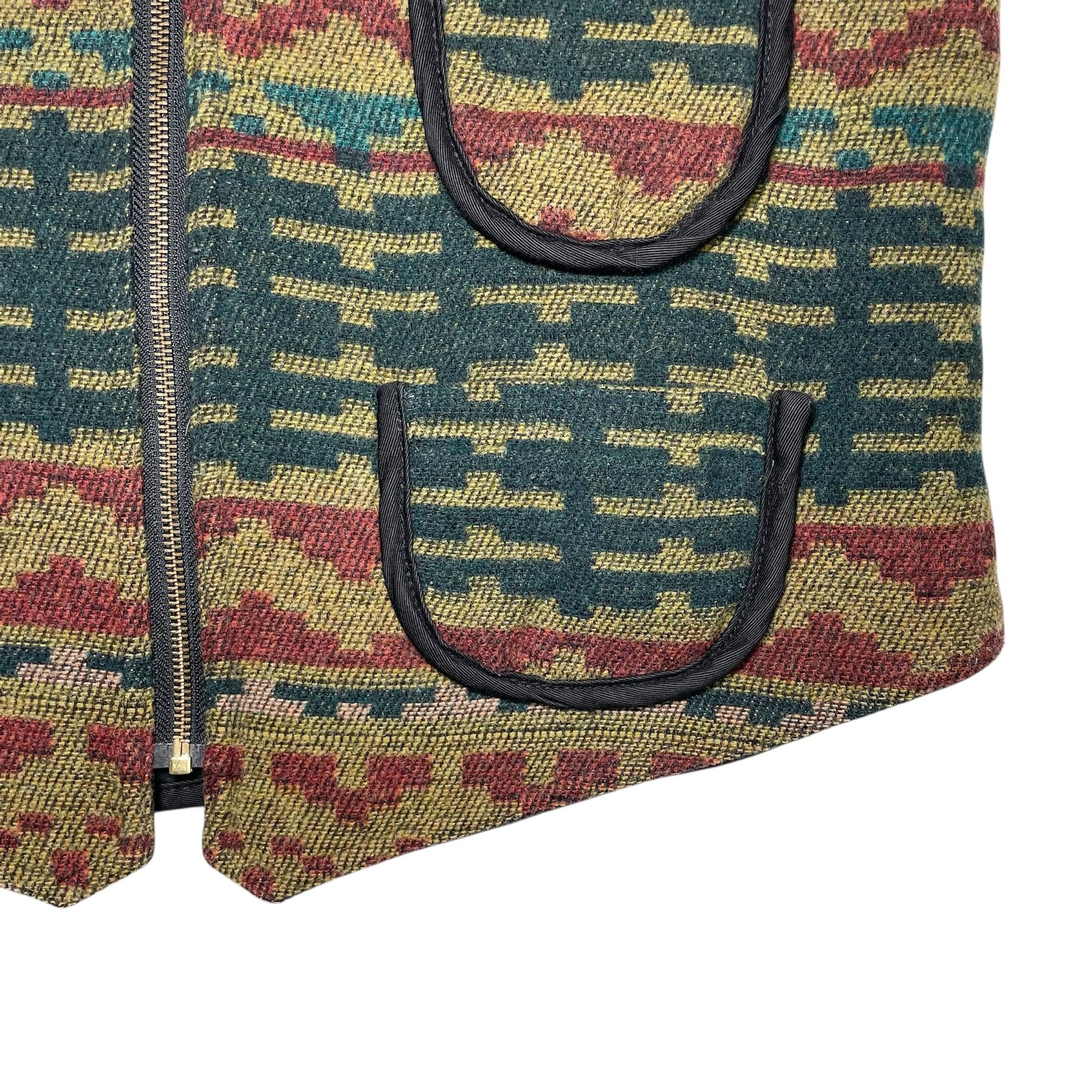 1980s Lee Cooper Blanket Vest - Medium