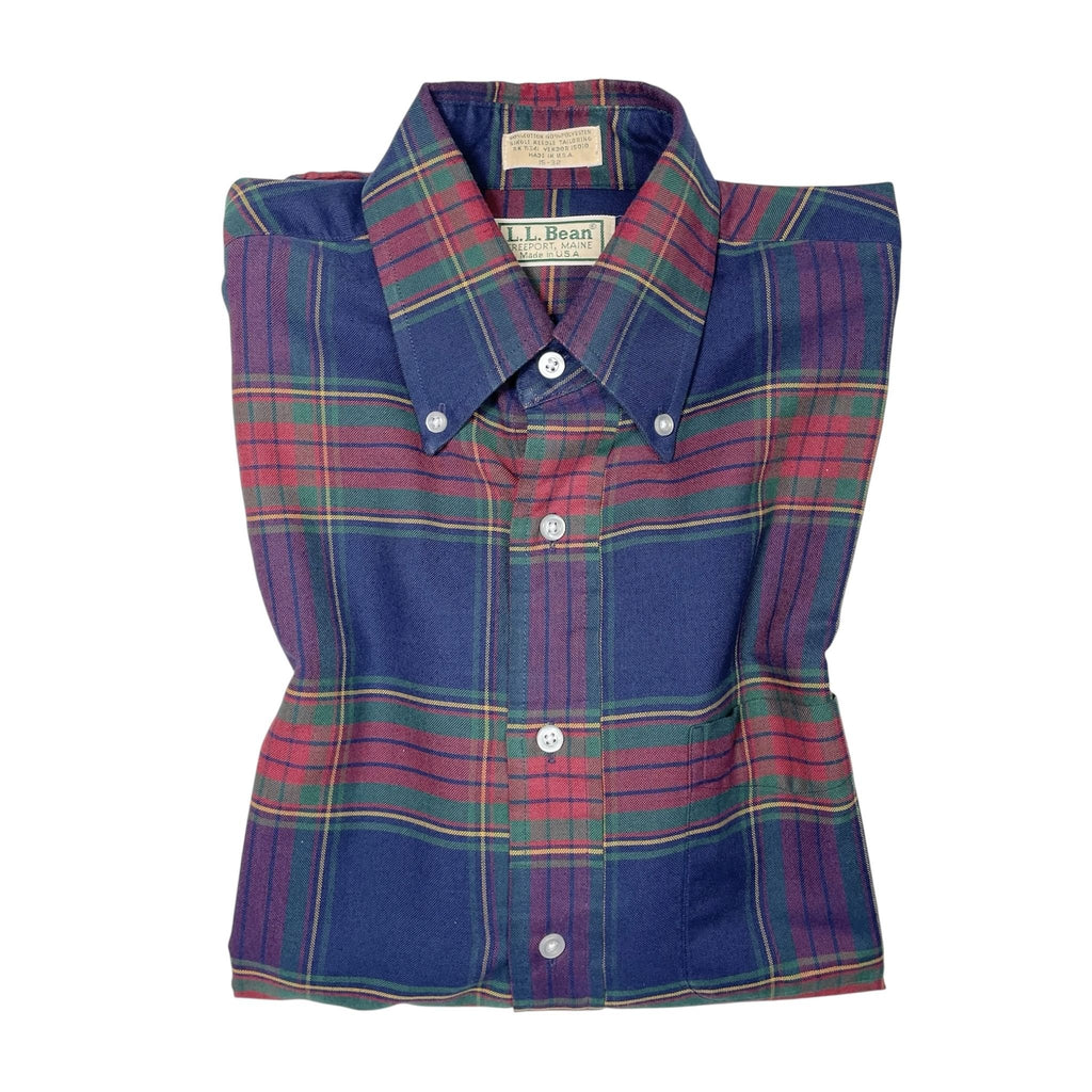 1980s LL.Bean Check Shirt - Medium