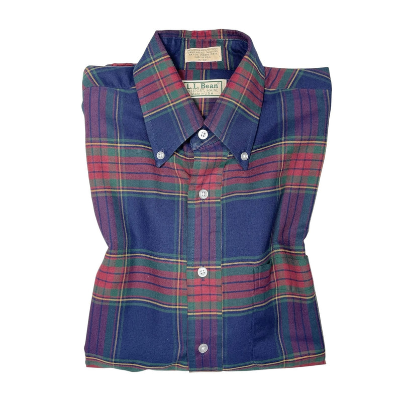 1980s LL.Bean Check Shirt - Medium
