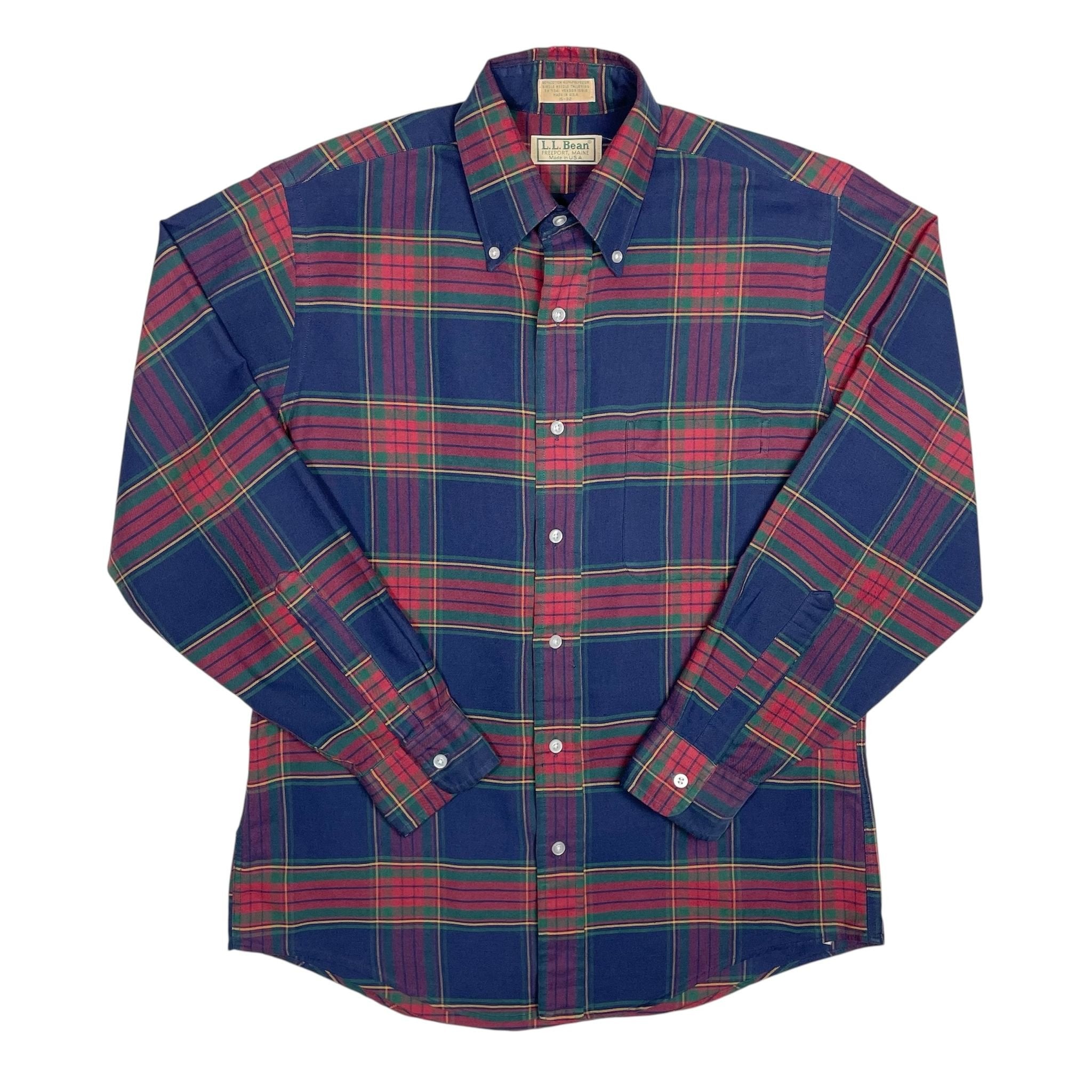 1980s LL.Bean Check Shirt - Medium