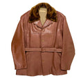 1940s Swedish Oxblood Goatskin Coat – Large