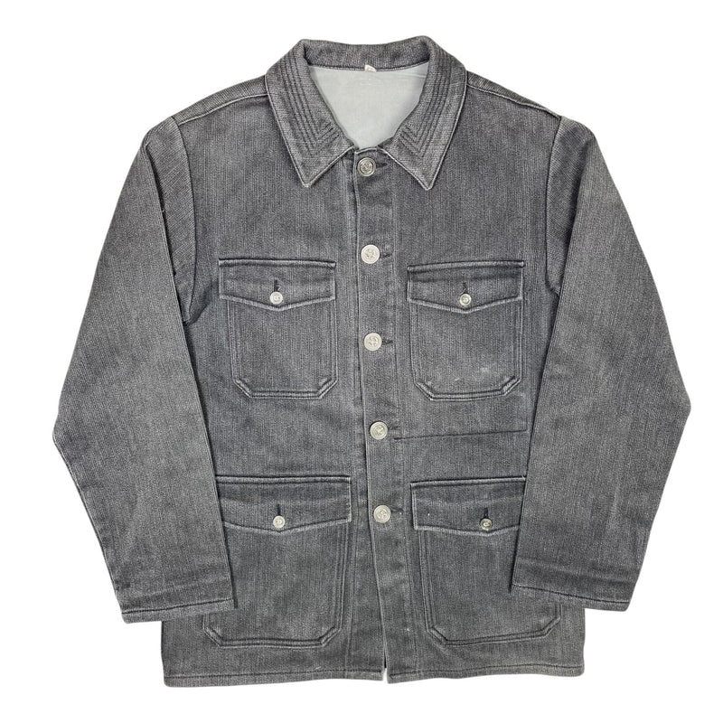 1960s French Salt & Pepper Hunting Jacket - Medium