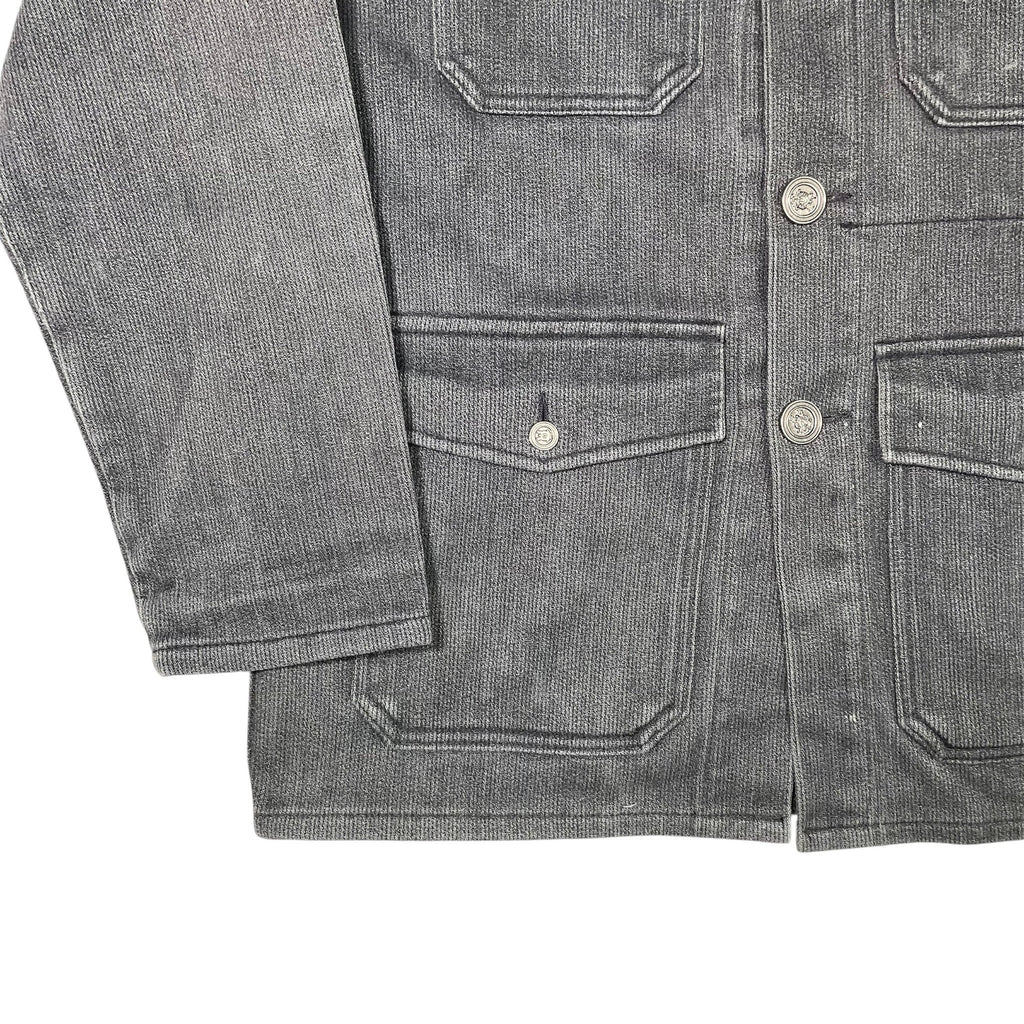 1960s French Salt & Pepper Hunting Jacket - Medium