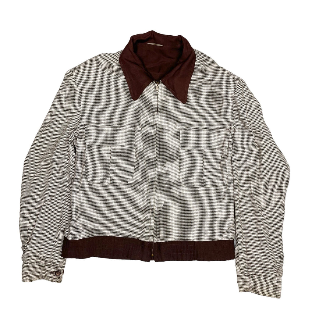 1950s Ricky Reversible Garbardine Jacket - Medium