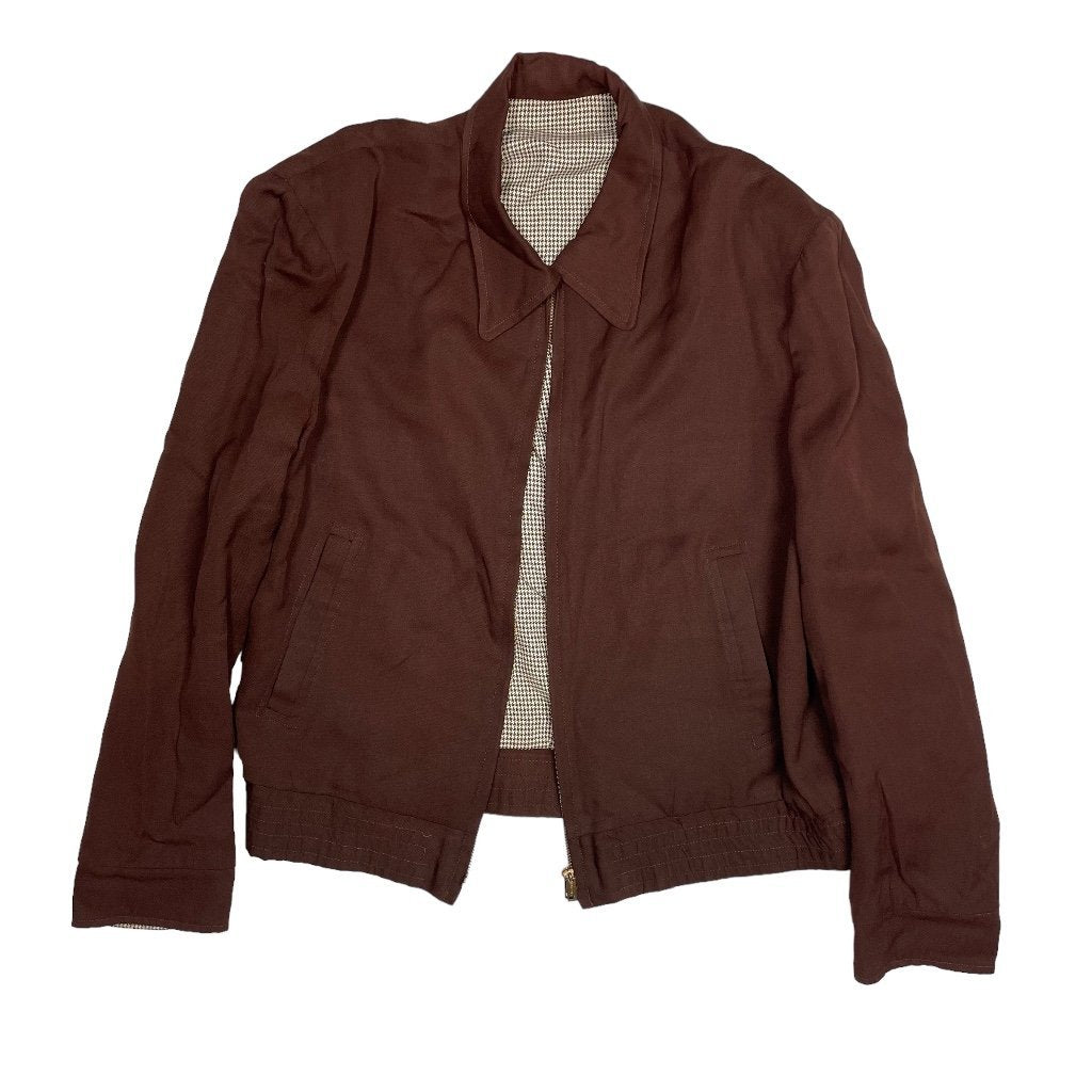 1950s Ricky Reversible Garbardine Jacket - Medium