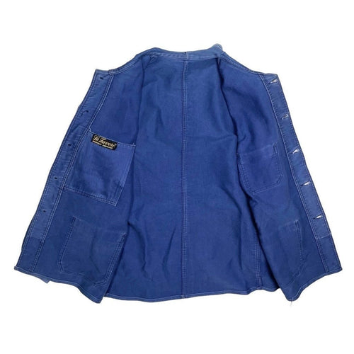 1940s French Moleskin Work Jacket - Medium