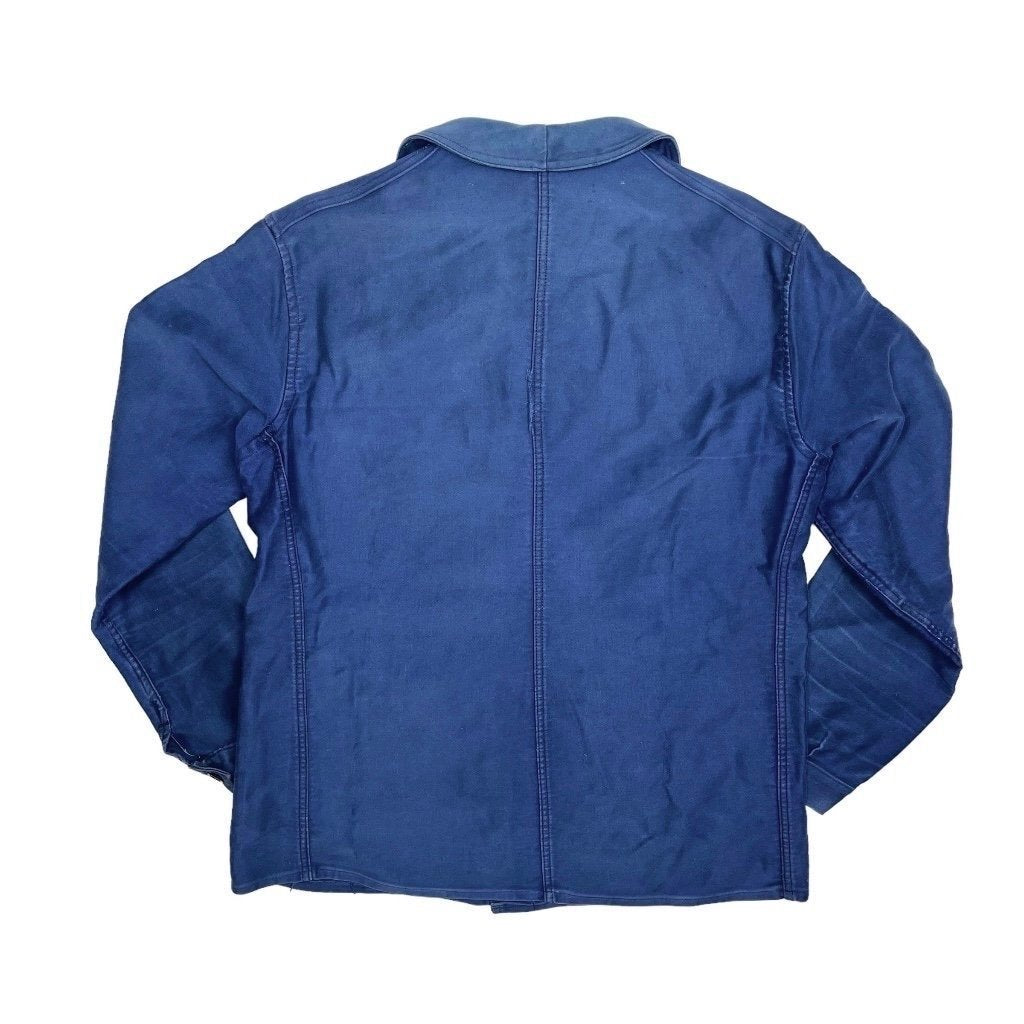 1940s French Moleskin Work Jacket - Medium