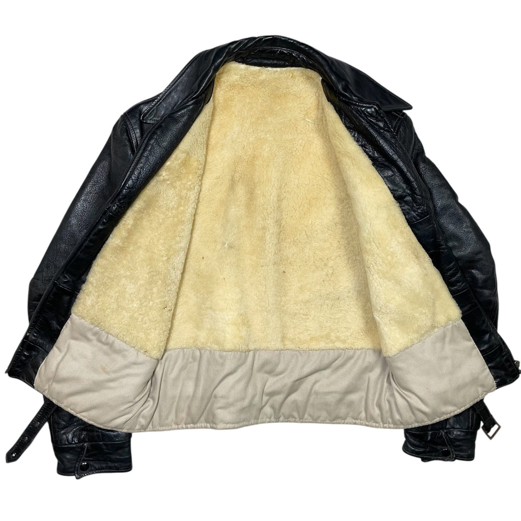 1940s British Shearling Leather Jacket - S/M