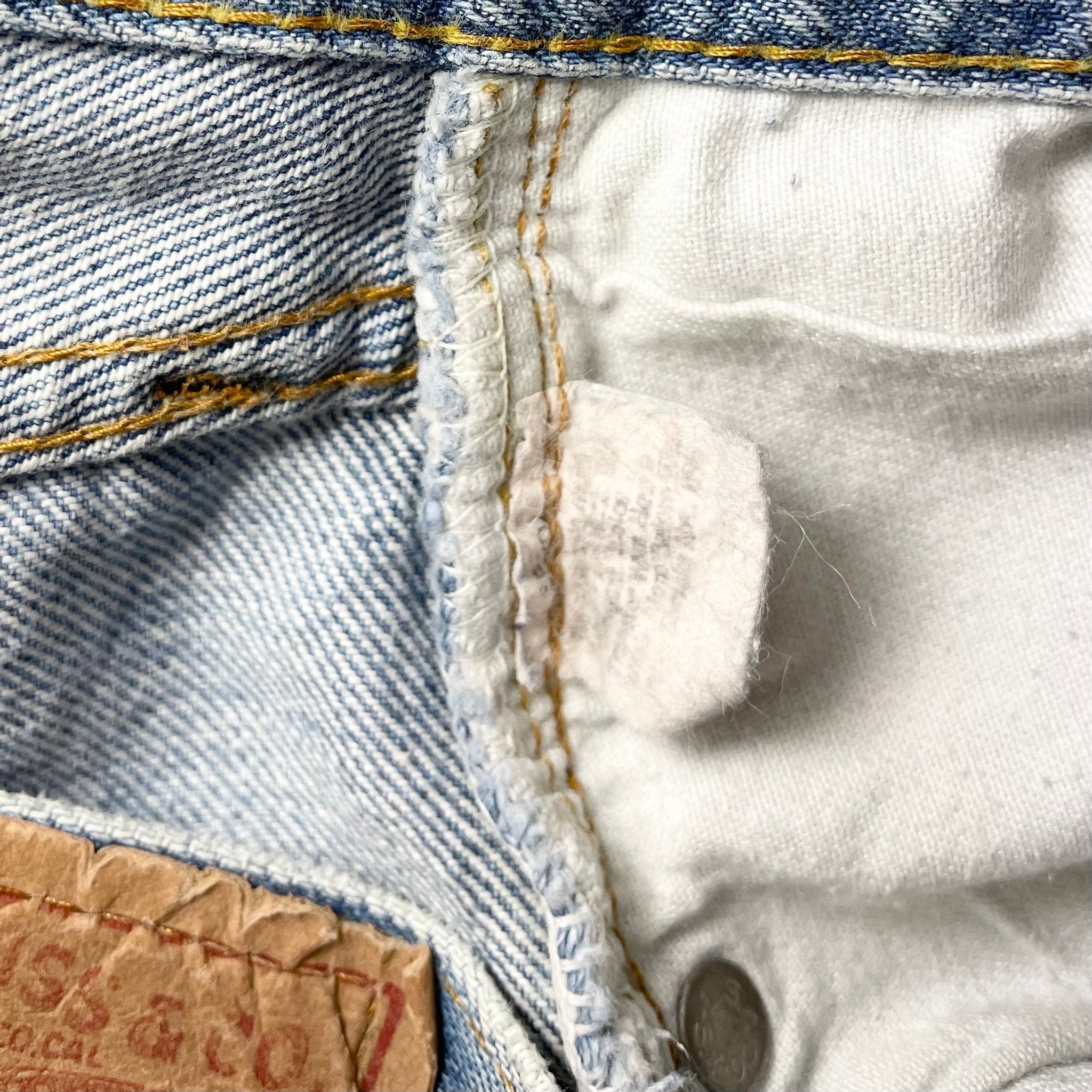 1970's Levi's 501 Selvedge Denim -30x33