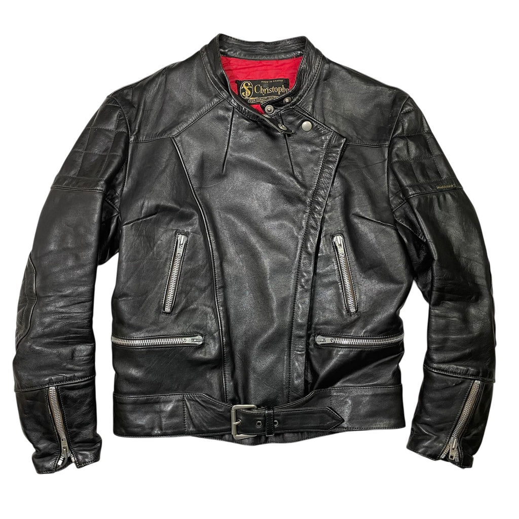 1970s French Motorcycle Jacket by Christophe - Small