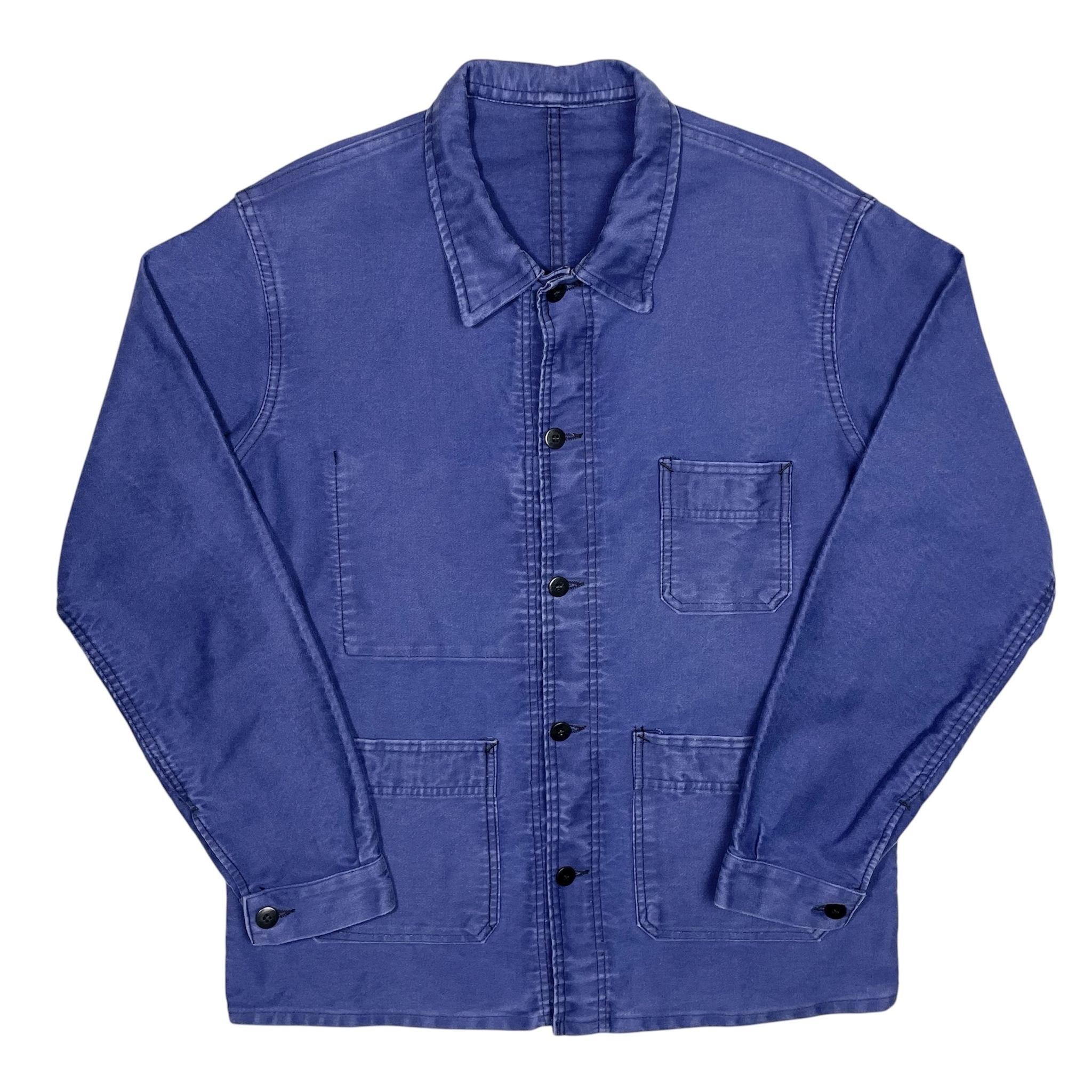 1960s French Moleskin Work Jacket - Medium