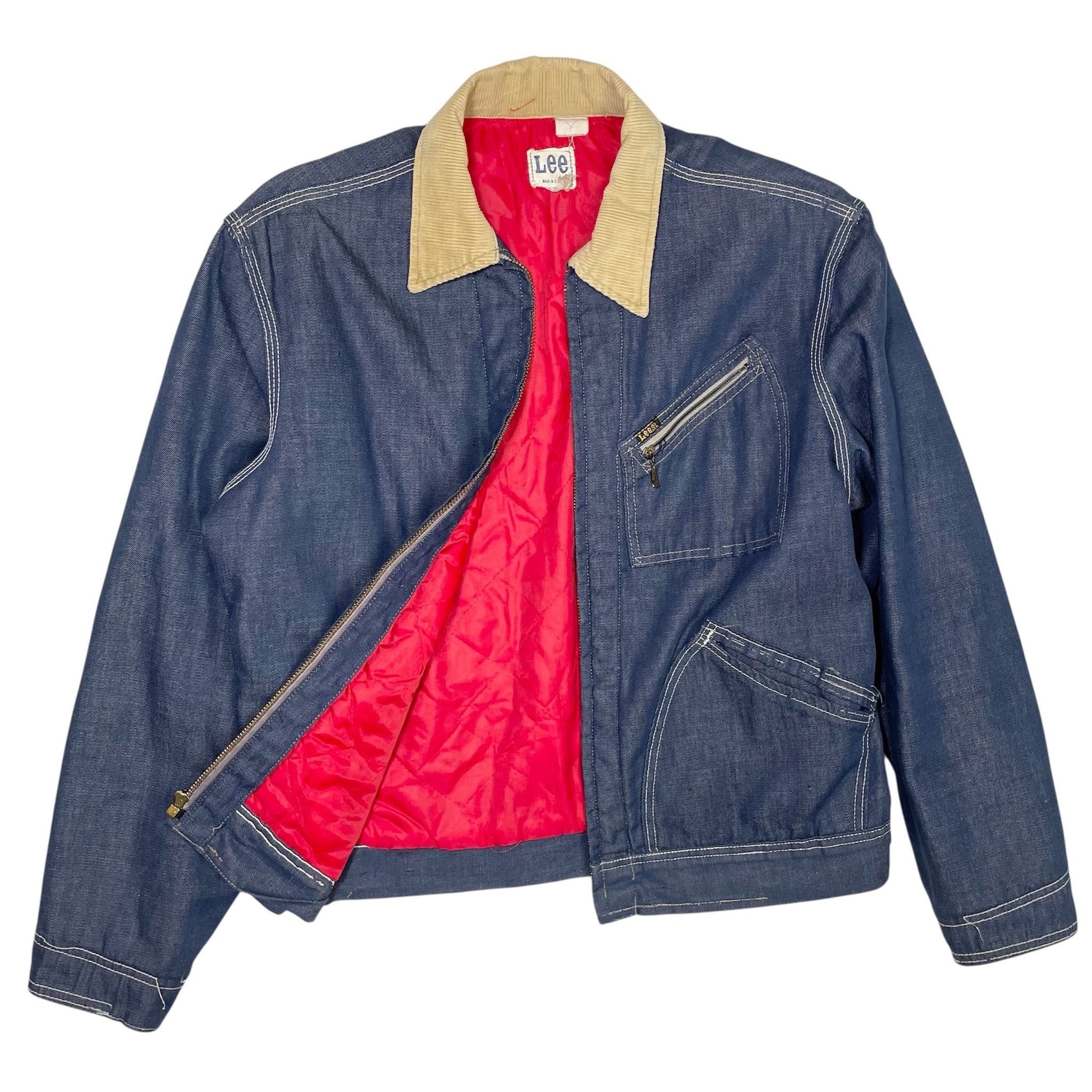 1970s Lee 191-LB Denim Work Jacket - Medium