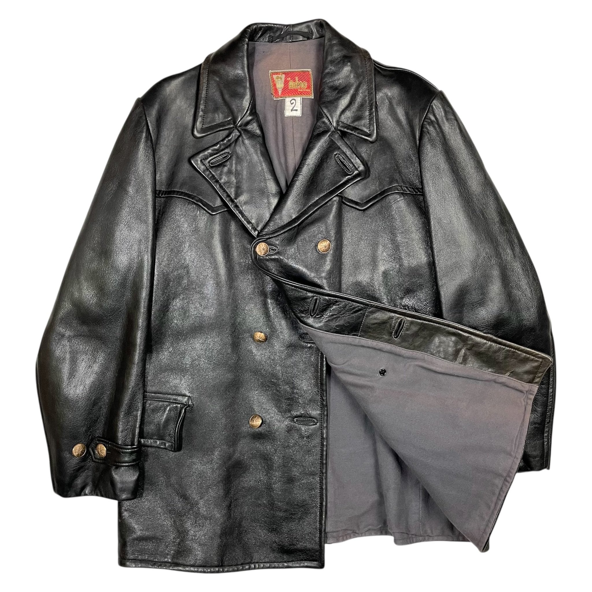 1950s Swedish Goatskin "Televerkets" Jacket by Anbro - Large