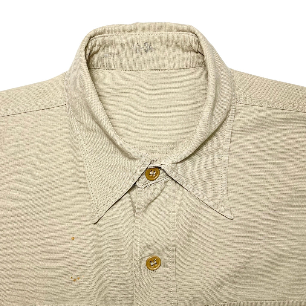 1940s WWII USMC Khaki Shirt - M/L