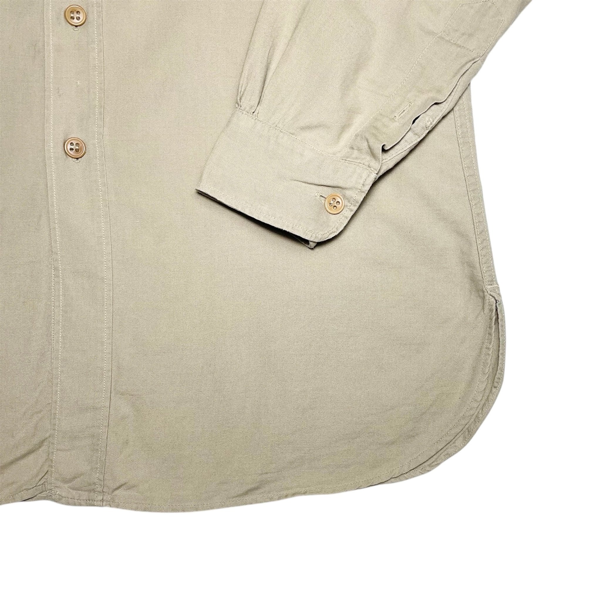 1940s WWII USMC Khaki Shirt - M/L