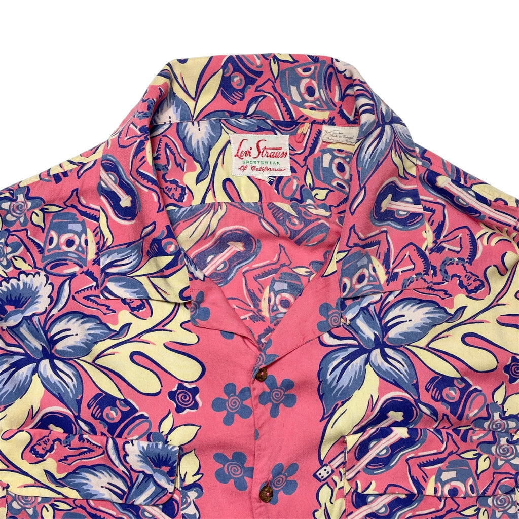 1950s Levi's Vintage Clothing Aloha Shirt - M/L