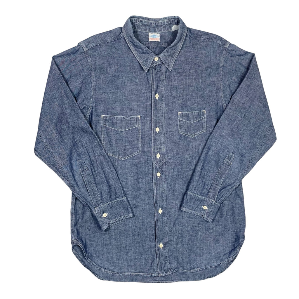 1920s LVC Sunset Chambray Shirt - Medium