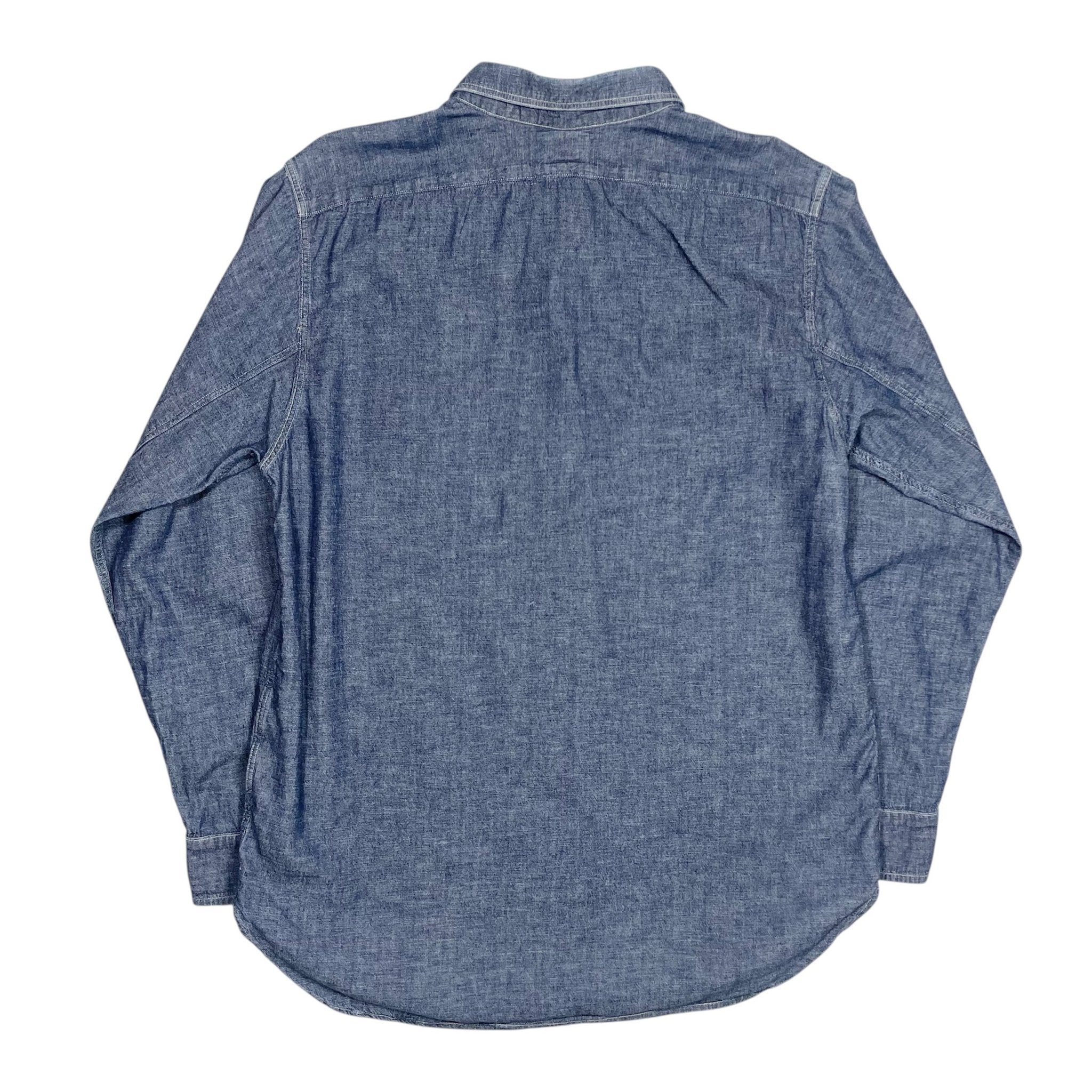 1920s LVC Sunset Chambray Shirt - Medium
